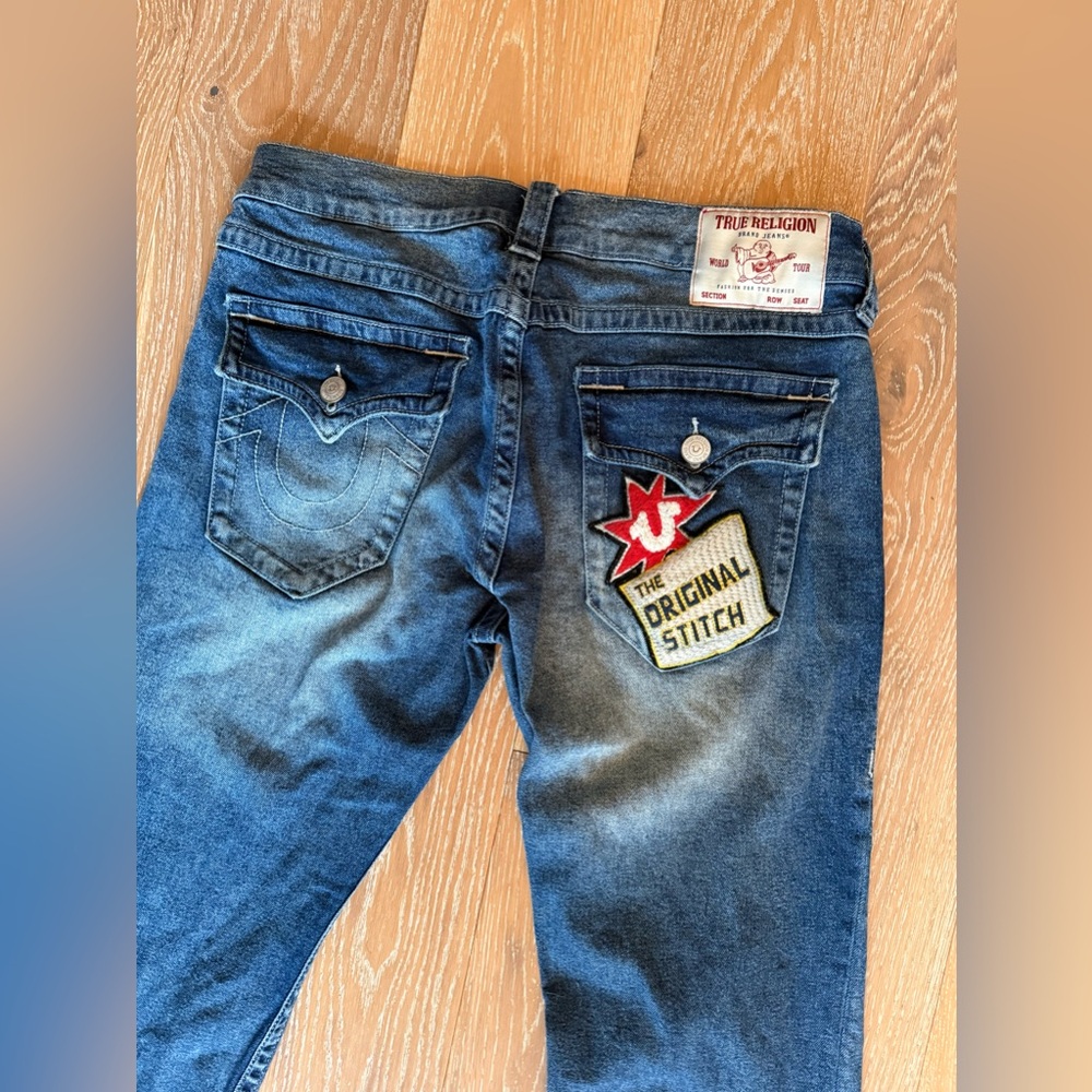 True religion the original stitch Ricky skinny mens jeans size 31 - Picture 5 of 6